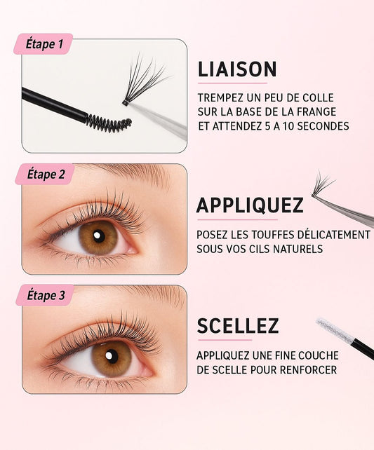 HomeLashes : kit pour extensions